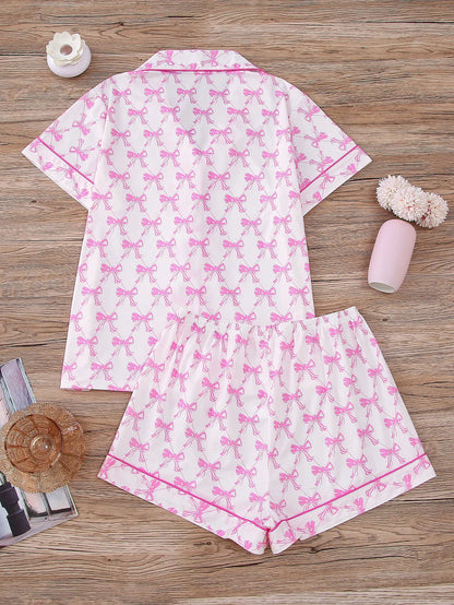 Dames pyjama set met elastische taille