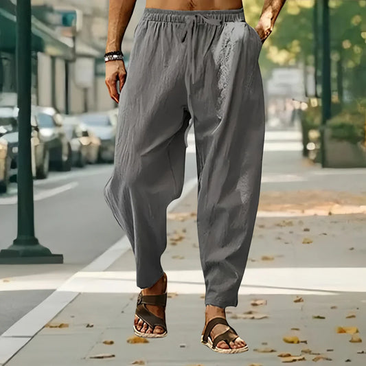 Linnen broek man in casual tint – Voor elke dag