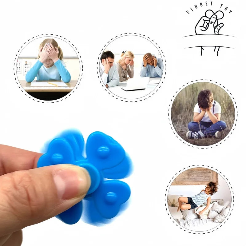 Fidget toys met zachte siliconen materialen
