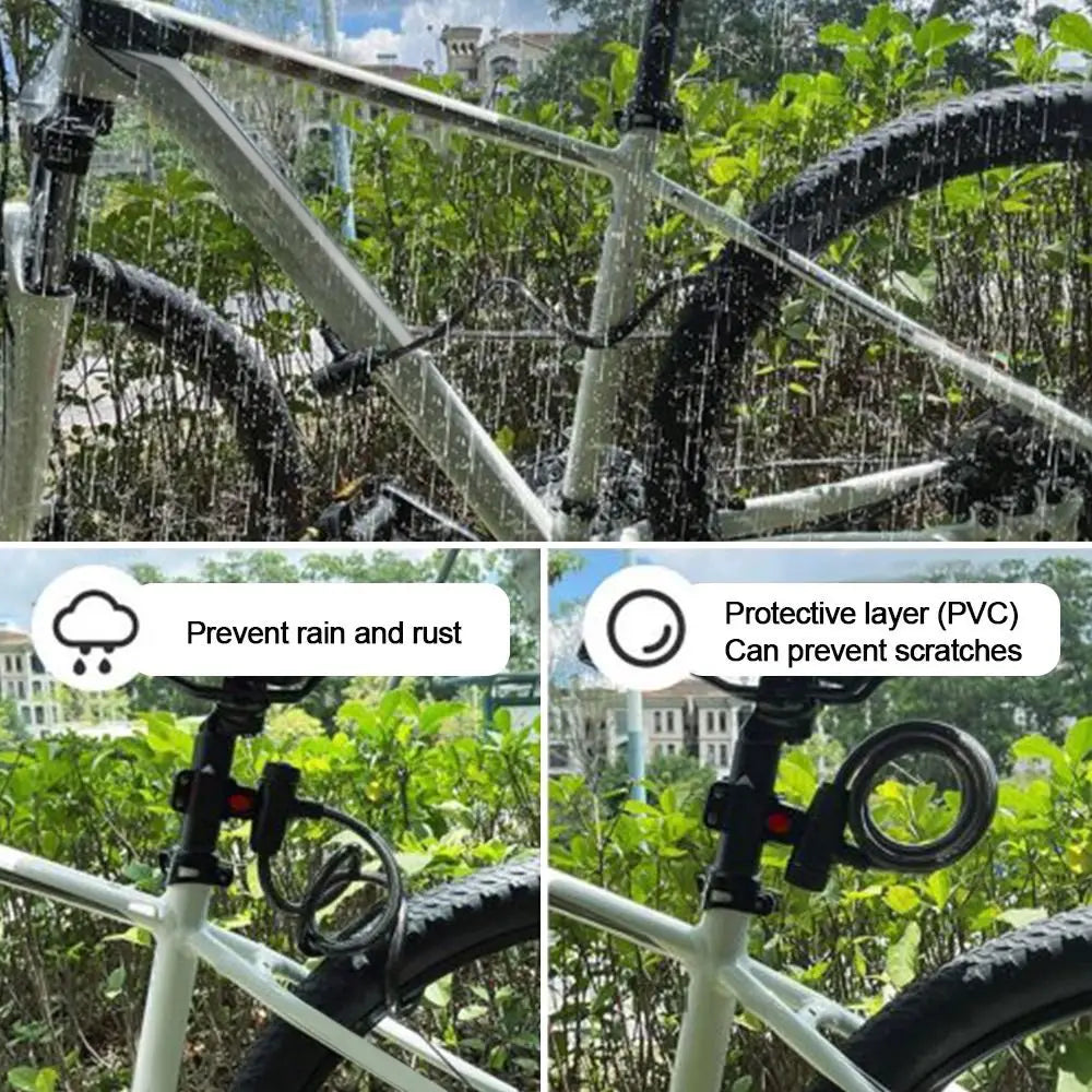 Fiets kettingslot met slijtvaste hoes – Duurzaam gebruik