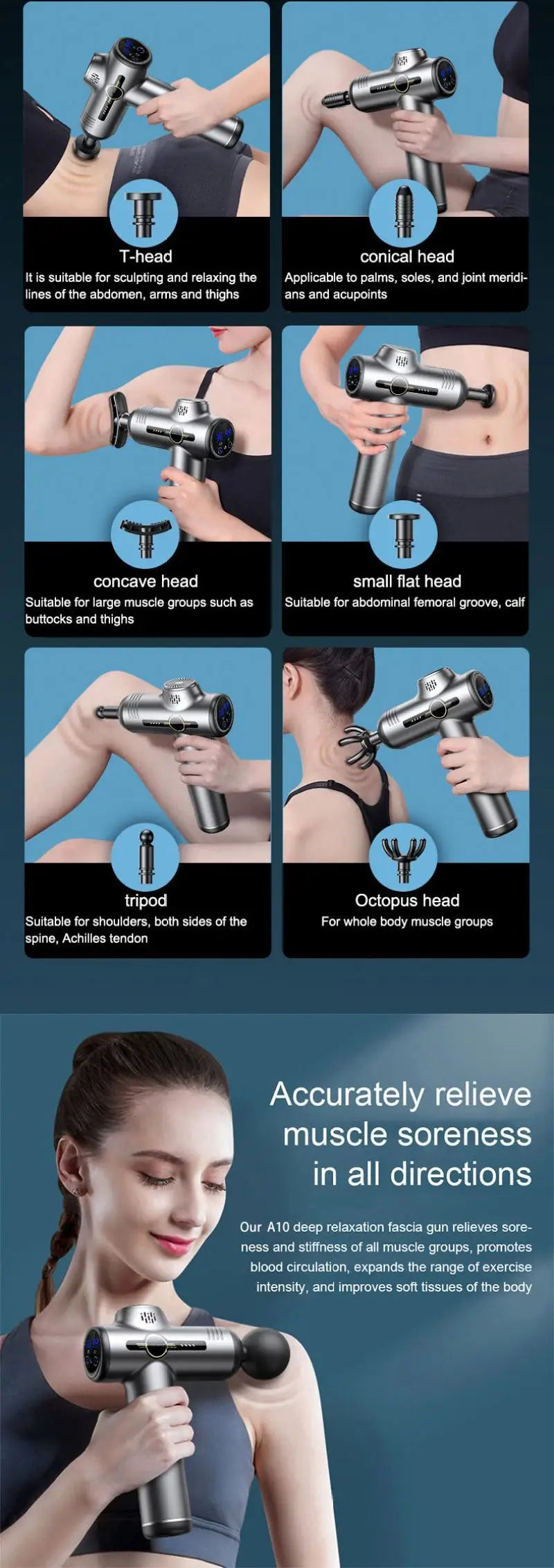 Massage gun met draagbare case – Alles netjes opgeborgen