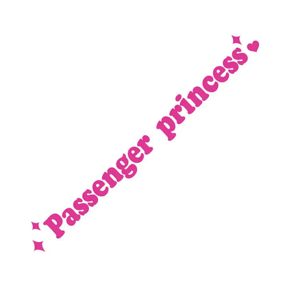 Auto stickers - Passenger Princess achterruit decoratie voor persoonlijke flair