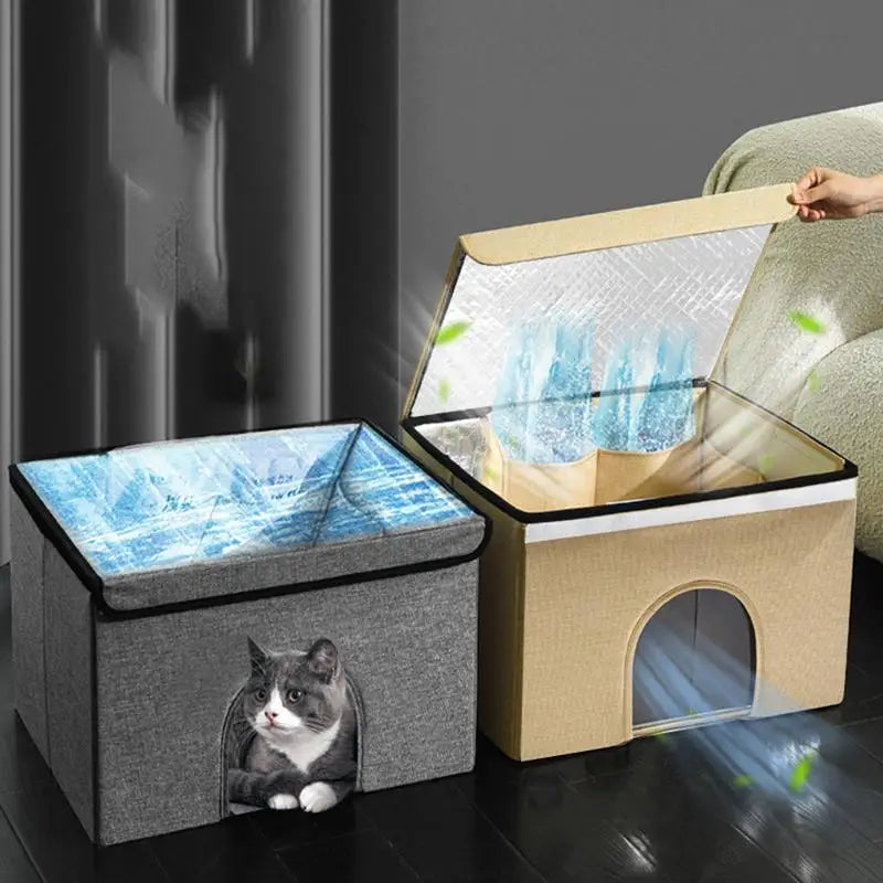 Grote kattenmand in grijze kleur – Neutraal en stijlvol