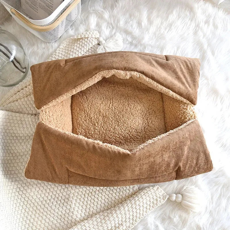 Pluche kattenmand groot met zachte randen – Luxe voor je kat