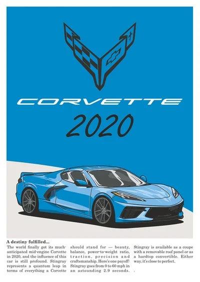 Poster van een hert of bosdier