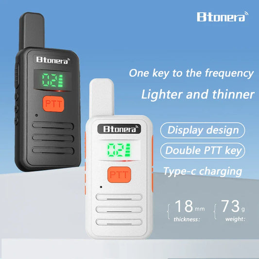 Draagbare walkie talkies voor op vakantie