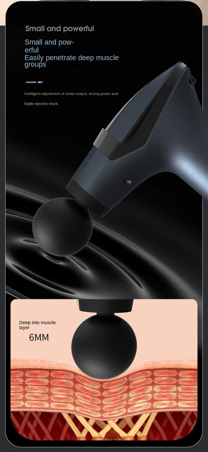 Massage gun met stille motor – Krachtig en geluidsarm