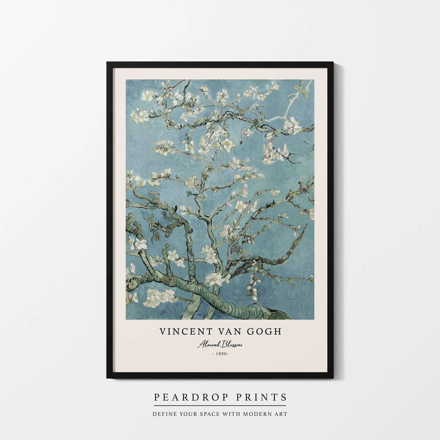 Poster met botanisch motief