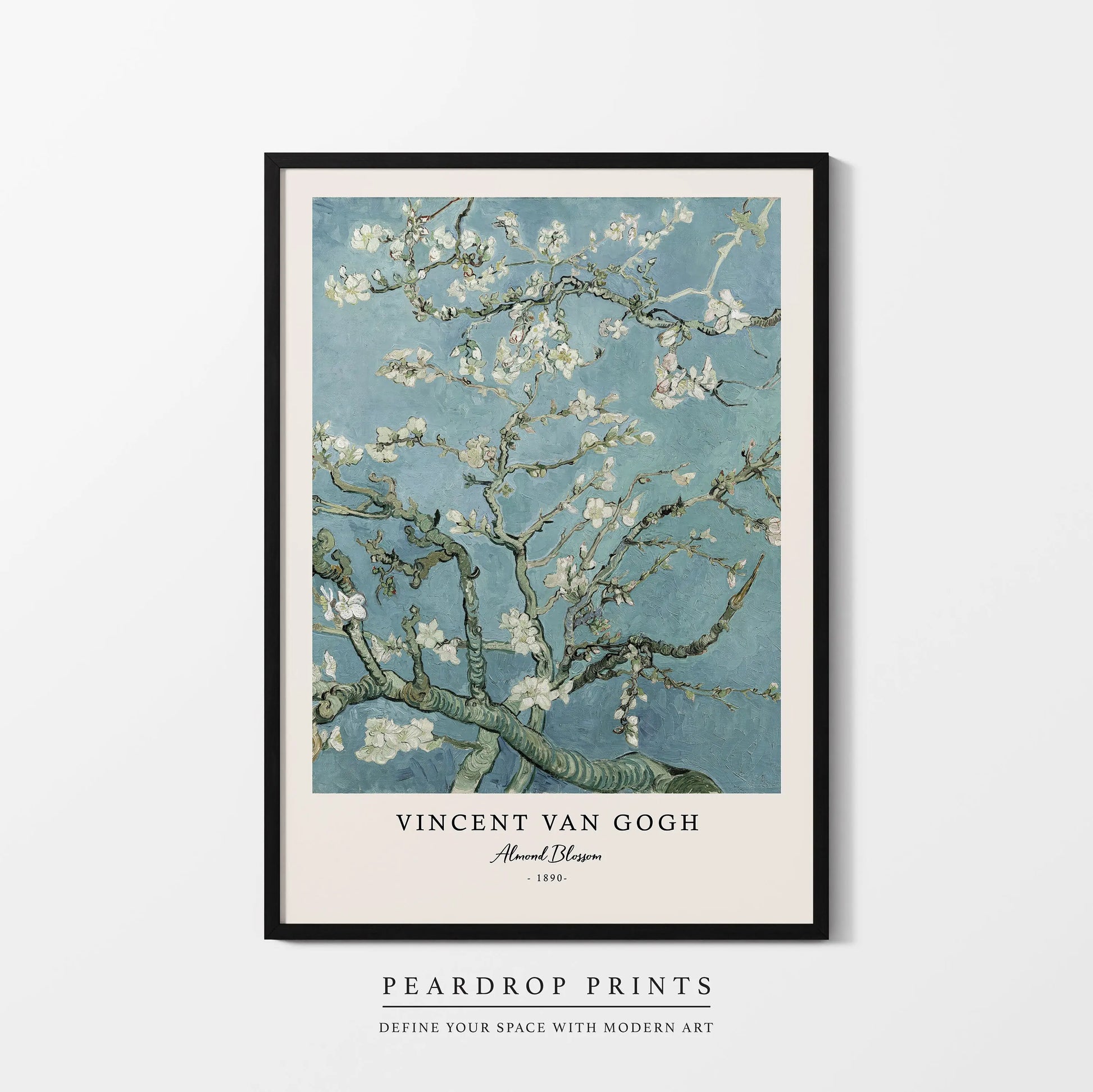Poster met botanisch motief