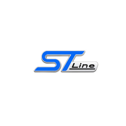 auto stickers - kleurrijke ST Line stickers voor unieke uitstraling