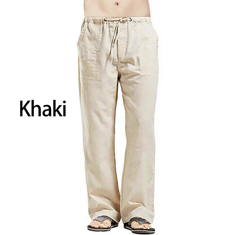 Linnen broek man in zomerse pastel – Verfrissende stijl