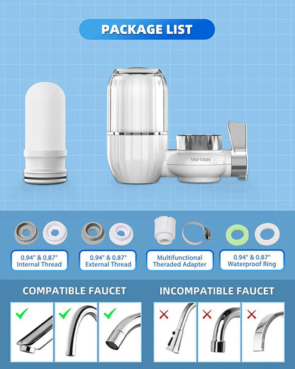 Kraan waterfilter met lange levensduur – Weinig vervanging nodig