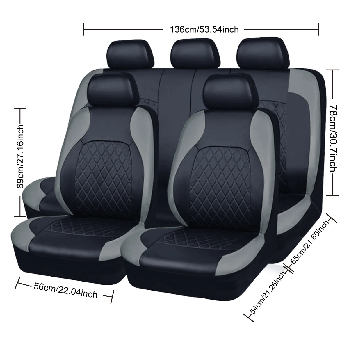 Autostoel hoezen met foamlaag – Extra zitcomfort