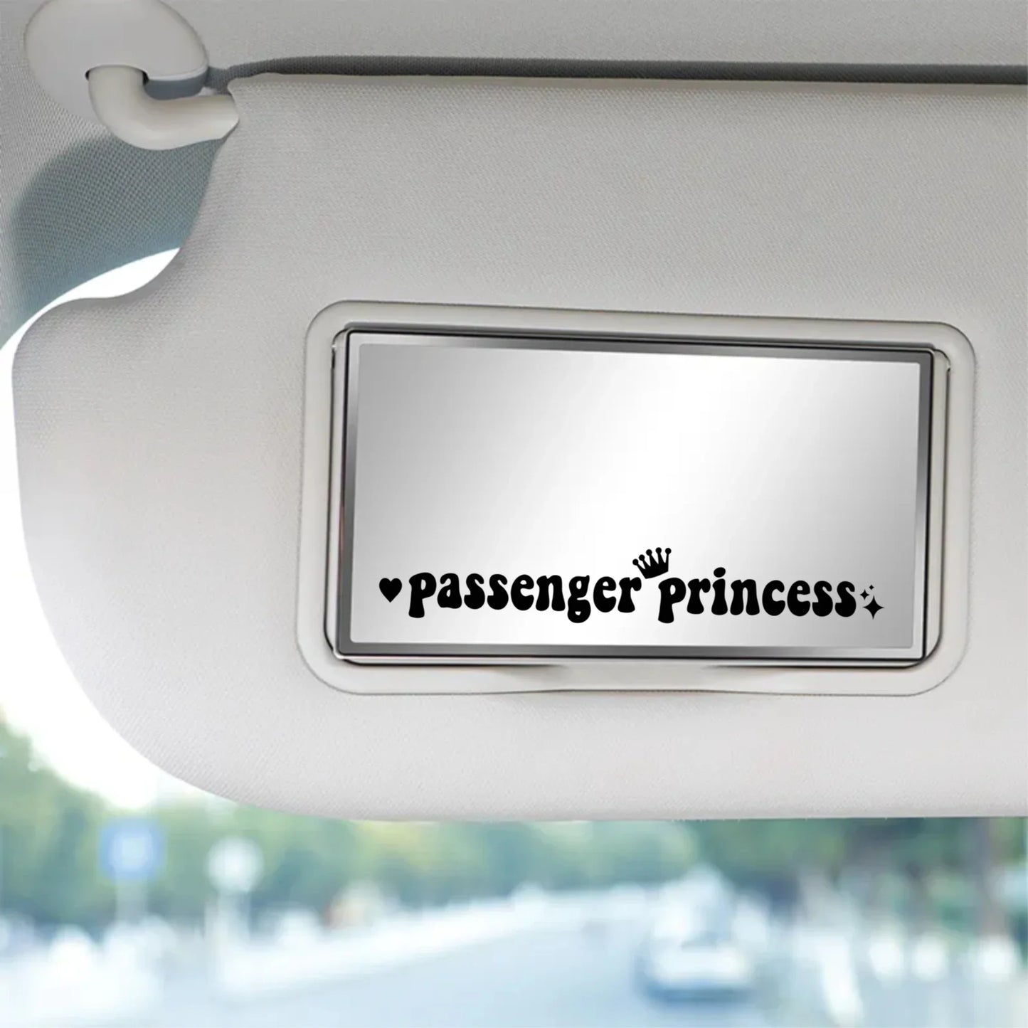 Auto stickers - Kleurrijke Passenger Princess ontwerpen voor je achterruit