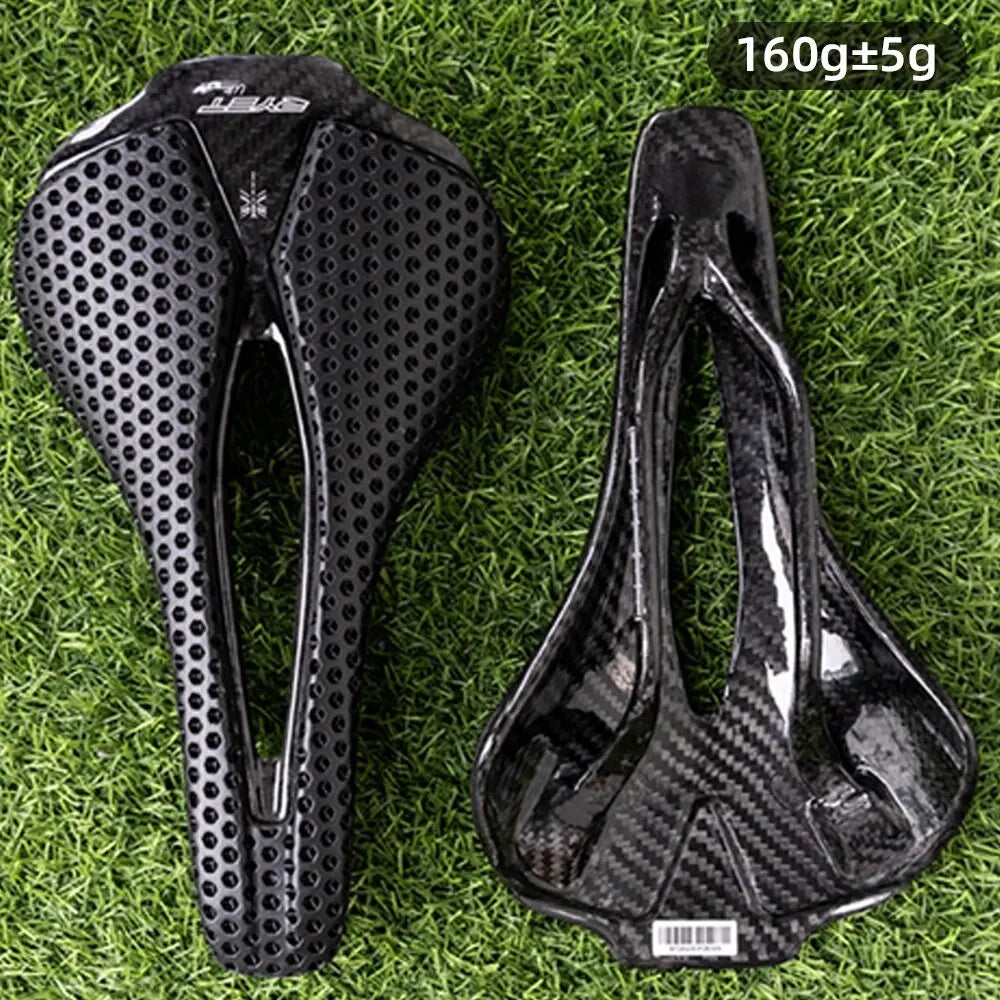 Comfort fietszadel met brede ondersteuning