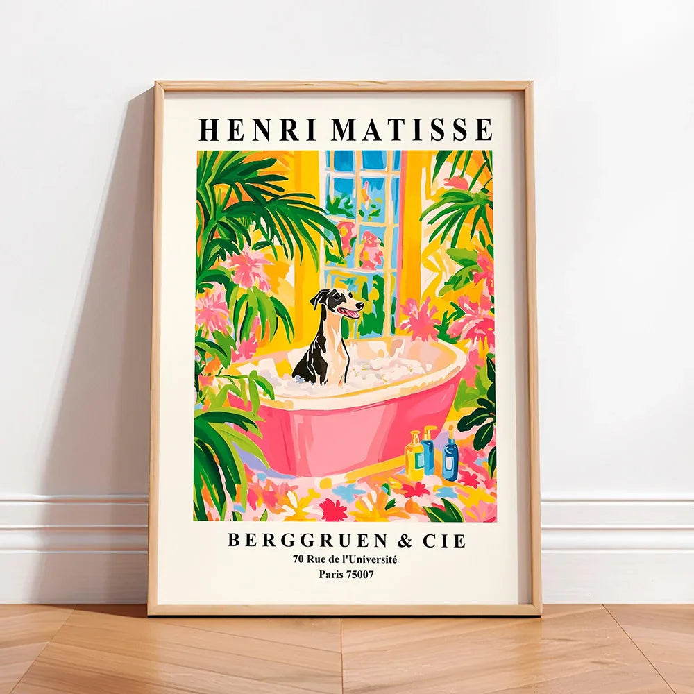 Poster in zachte pastelkleuren