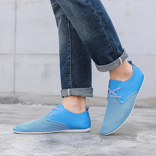 Veterschoenen heren zomer met comfortzool
