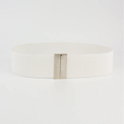 Riem met metallic print voor opvallende look