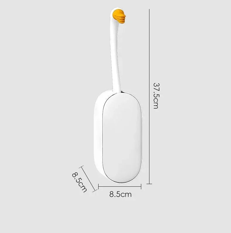 Toiletborstel met verwisselbare siliconen kop – Hygiënisch voordeel
