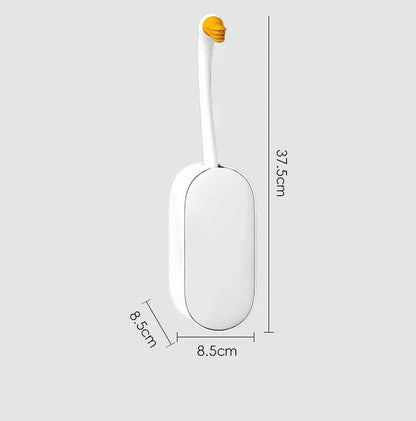 Toiletborstel met verwisselbare siliconen kop – Hygiënisch voordeel