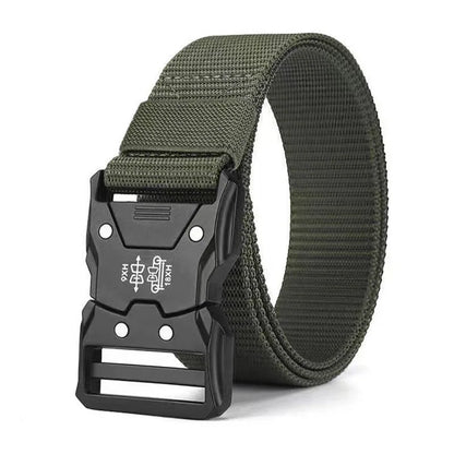 Stretch riem heren met sportieve insteek