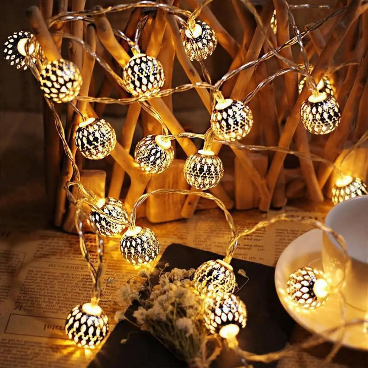 Lichtslinger voor tent of camping – Licht en decoratie