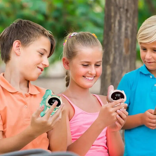 Action walkie talkie met handig draagkoord