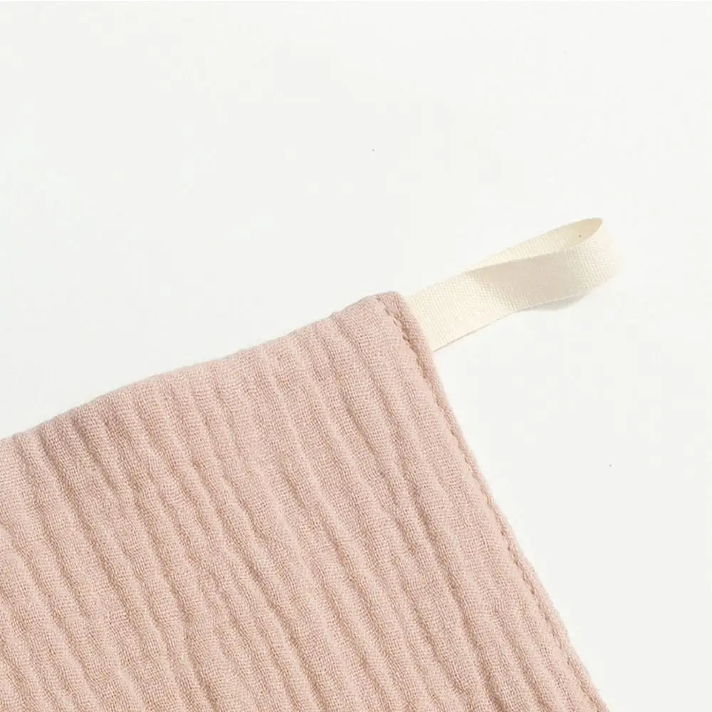 Washandje met lusje voor ophangen – Praktisch detail