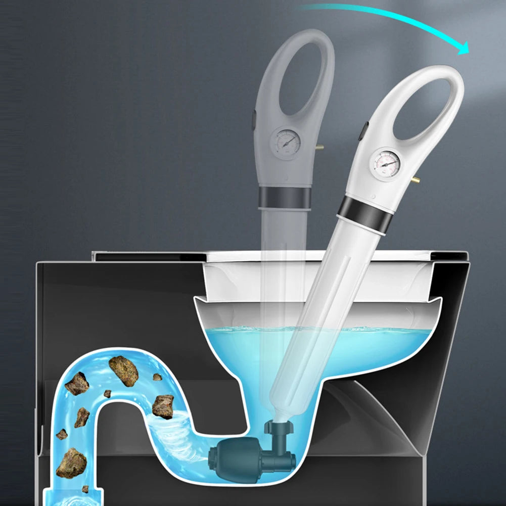 Toilet ontstopper met dubbele zuignap – Extra kracht