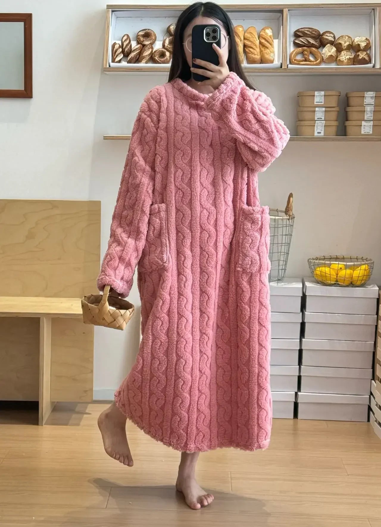 Katoenen ochtendjas dames met print – Stijl en comfort