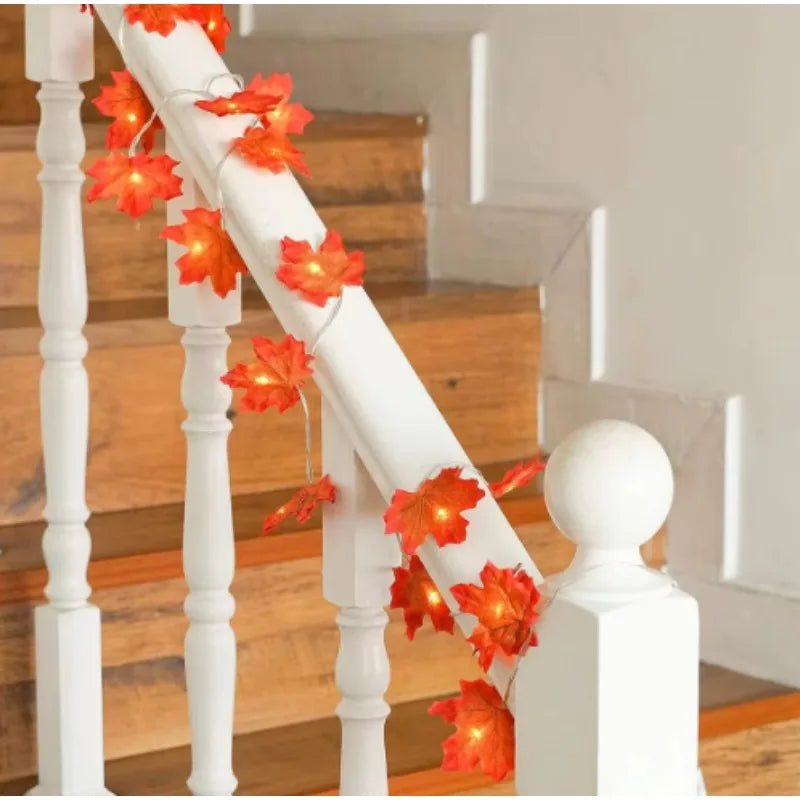 Licht slinger met houten figuren – Natuurlijke uitstraling