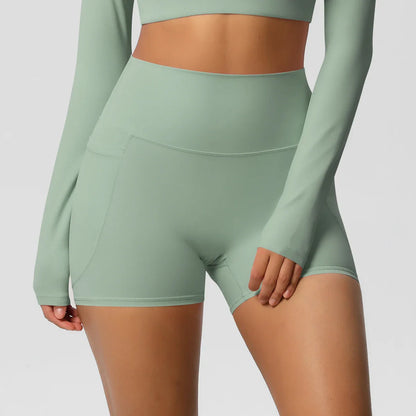 Naadloze yoga kleding met sculpt effect