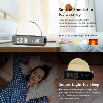 Wake up light met natuurlijke opbouw – Ideaal voor winterochtenden
