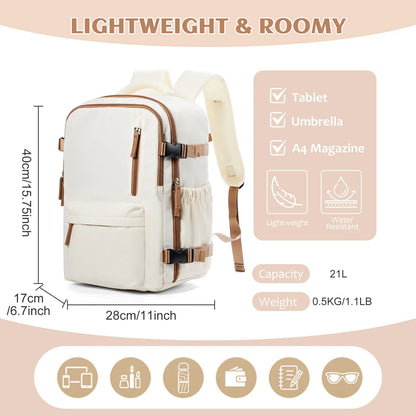Rugzak als handbagage met handvat bovenop