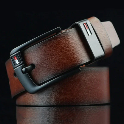 Herenriem met vintage patina voor unieke look