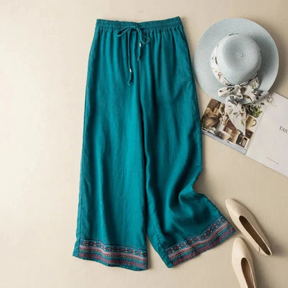 Linnen broek dames met hoge taille – Flatterend en trendy