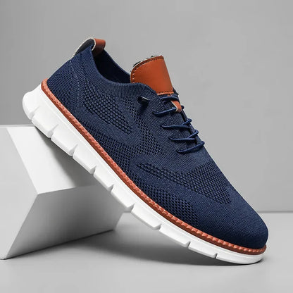 Luchtige heren schoenen met geweven details
