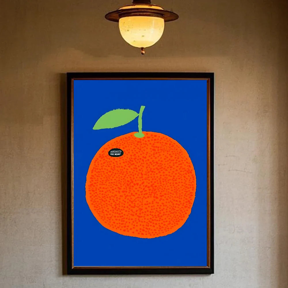 Poster van zeelandschap of duinen
