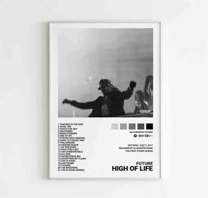 Poster met citaten uit boeken of films