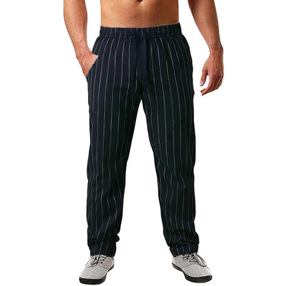Linnenmix broek man met chino-pasvorm – Netjes en luchtig