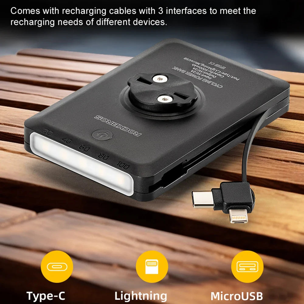 Draadloze powerbank met LED-scherm