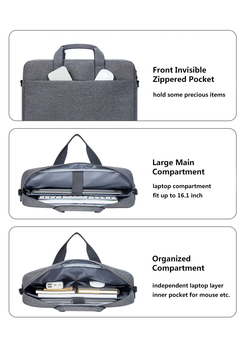 Laptop tas met extra gevoerde binnenkant – Maximale bescherming