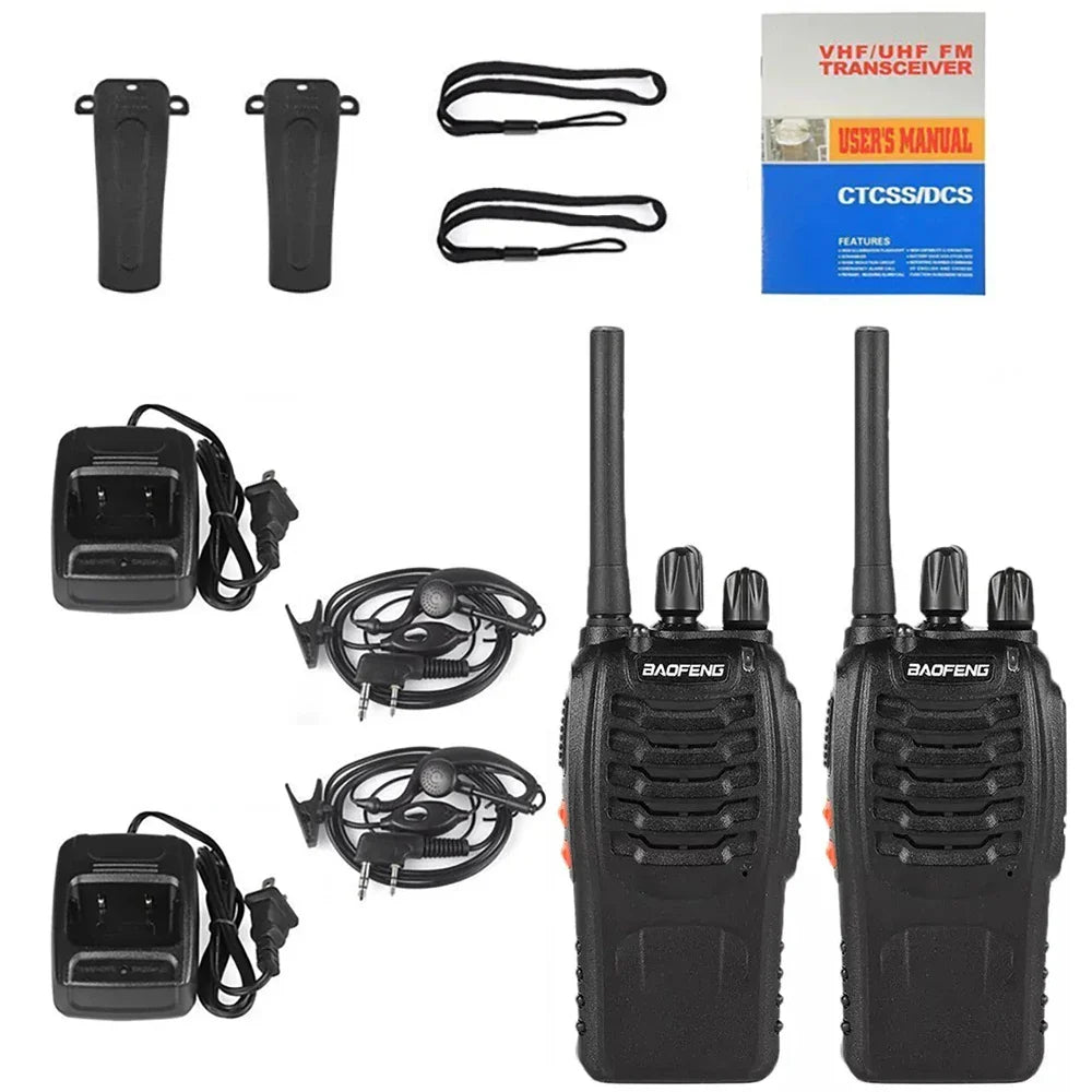 Walkie talkie kinderen met dierenprint