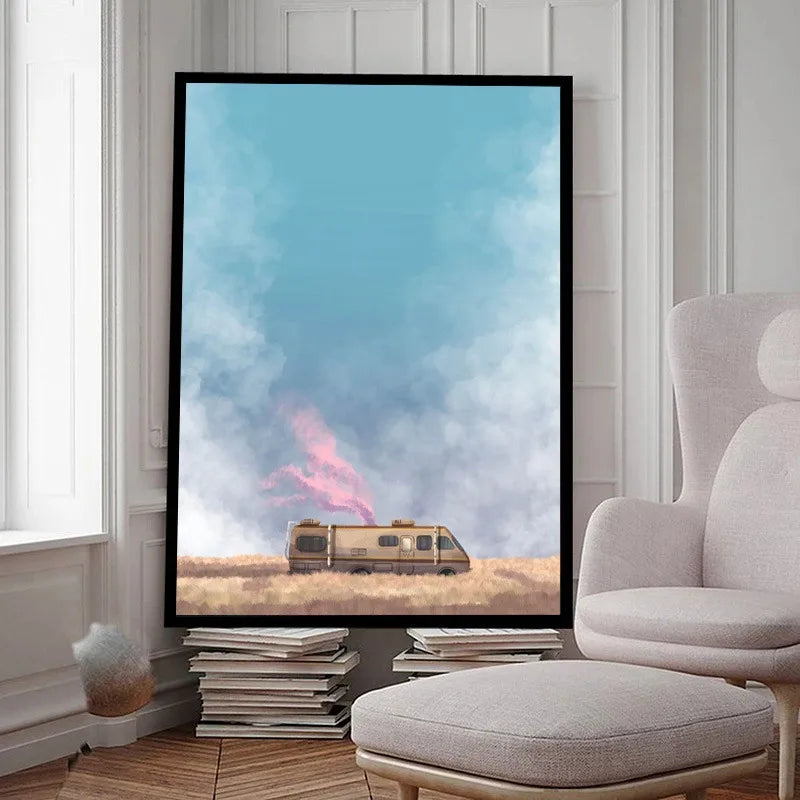Poster met bloemen – Romantisch en zacht