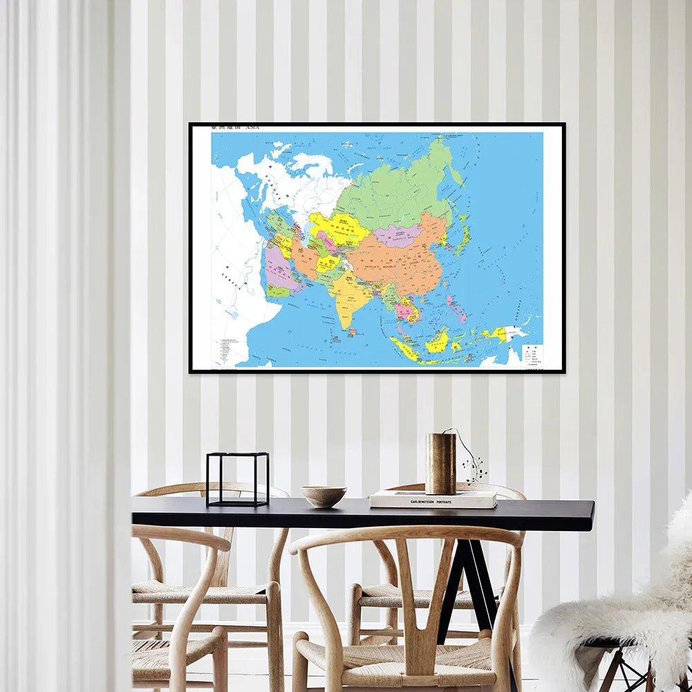 Wereldkaart voor tienerkamer – Stoer en leerzaam