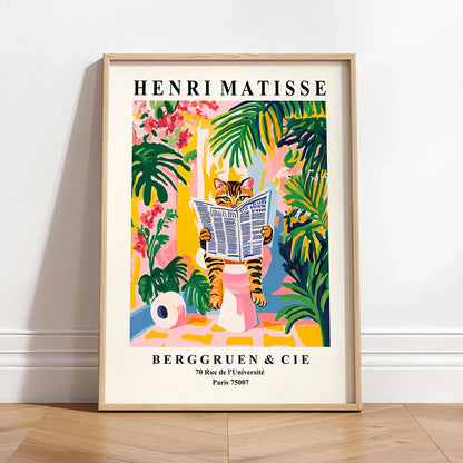 Stadsposter met skyline design