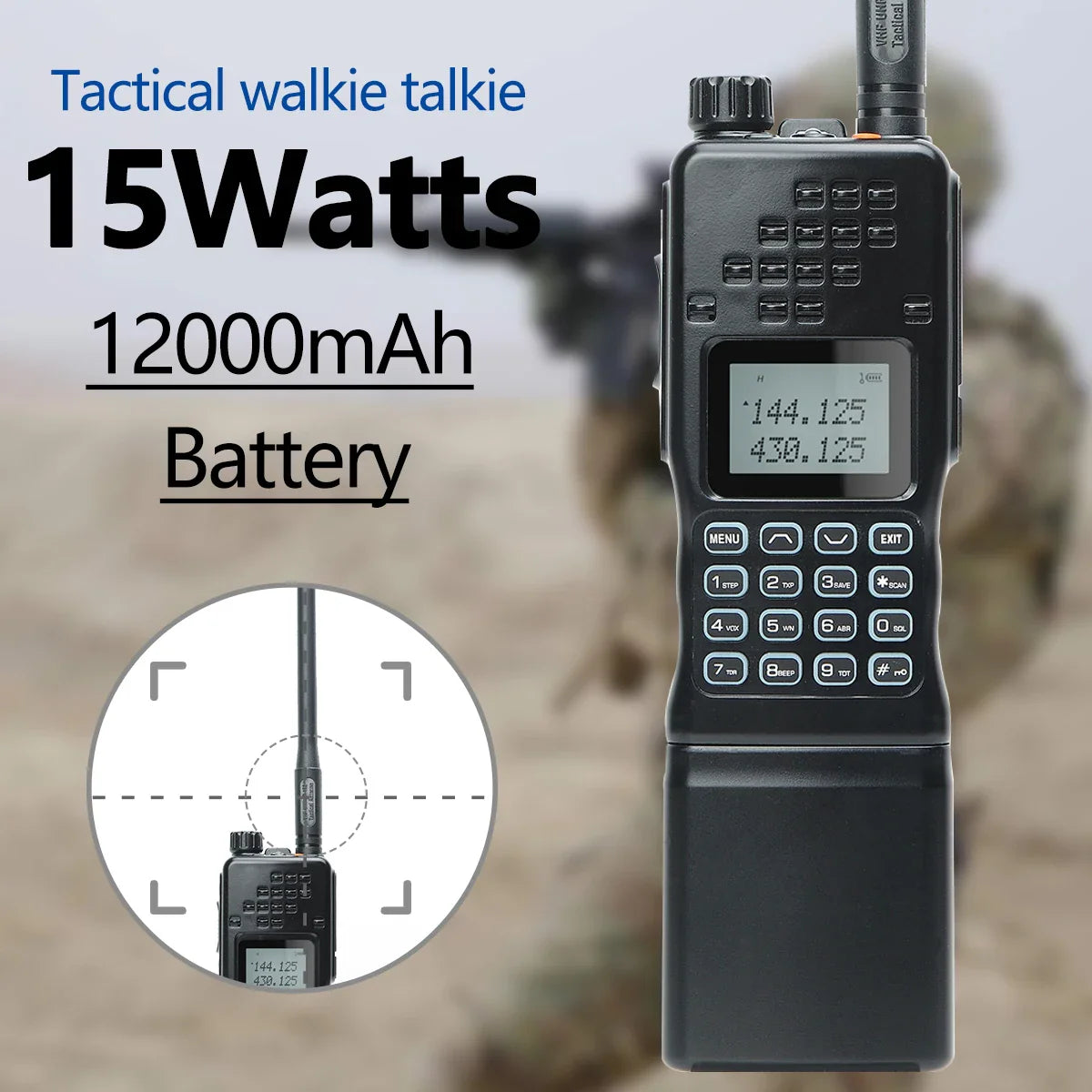 Walkie talkies met headset aansluiting