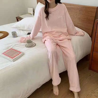 Dames pyjama winter met zachte binnenvoering