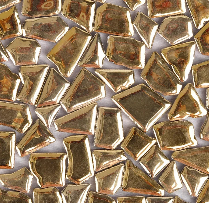 Zilveren mozaiek tegels – Glans en elegantie