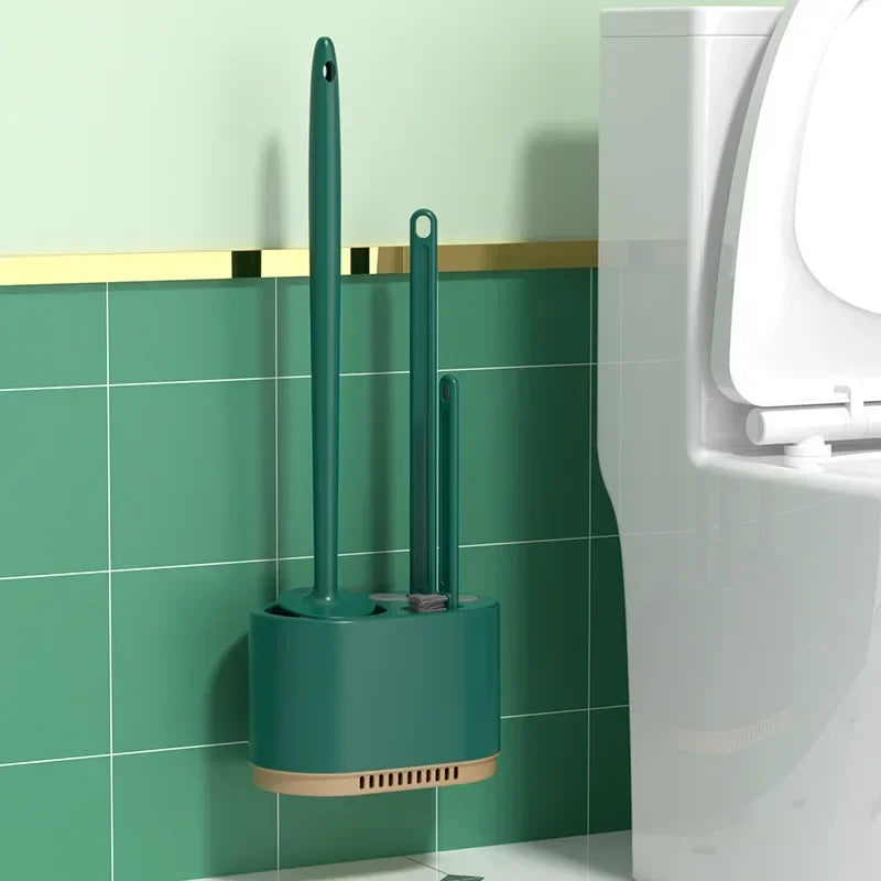 Tiger toiletborstel met decoratieve houder – Praktisch en mooi